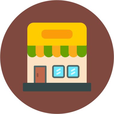 dükkan vektör simgesi, modern biçim