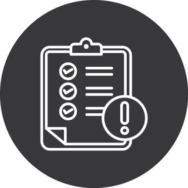 Belge simgesinin vektör illüstrasyonu