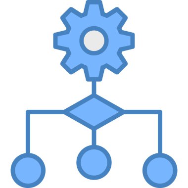 şebeke. Web simgesi basit illüstrasyon
