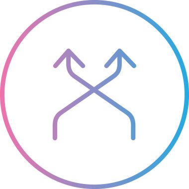 Ok. Web simgesi basit illüstrasyon