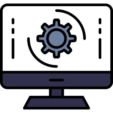 Ağ simgesi. Basit bir çizim. web teknolojisi