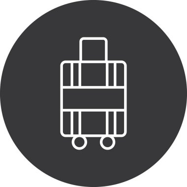 Bagaj simge vektör çizim