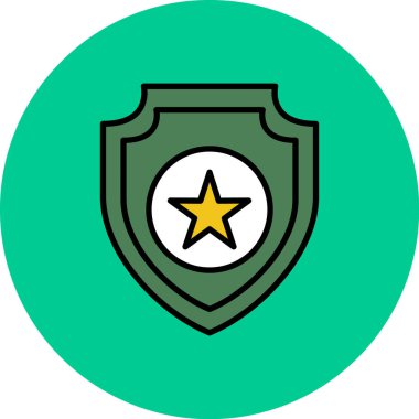 yıldız simgesi vektör illüstrasyonu