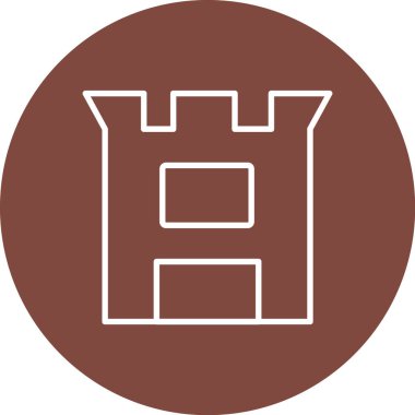 Otel simgesi vektör illüstrasyonu