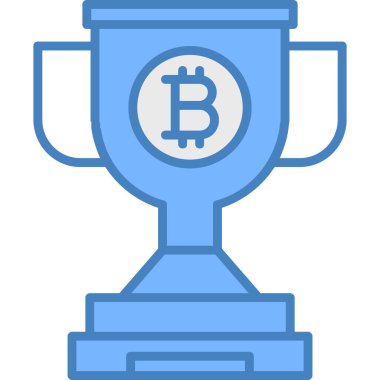 Kripto para birimi. Web simgesi basit tasarım