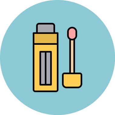 Boya fırçası. Basit resimleme