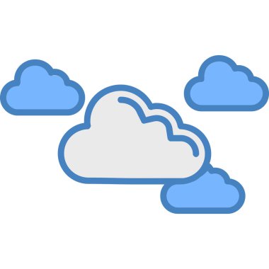 bulut hesaplama vektörü simgesi