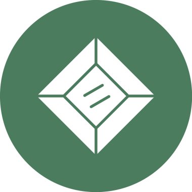 Bir pusula simgesinin vektör illüstrasyonu