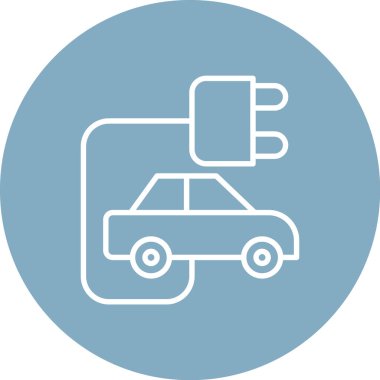 Araba Vektörü Kabartma Simgesi Tasarımı