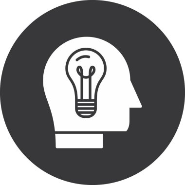 Fikir simgesi, yaratıcı konsept çizimi