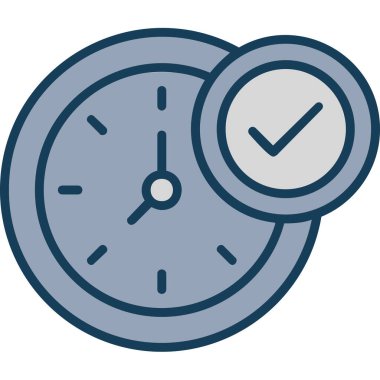 Alarm saat vektör simgesi