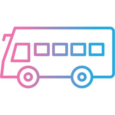 Van simge vektör çizim