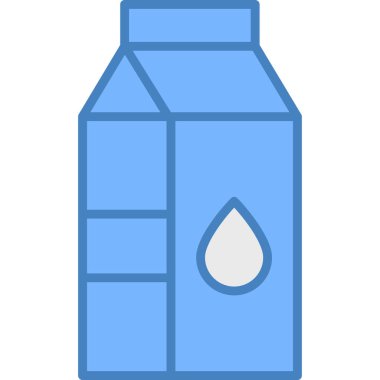 Şişe su ikonu ana hatlarıyla doldurulmuş