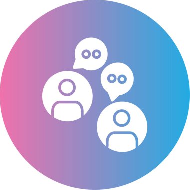 İnsan simgesinin vektör illüstrasyonu