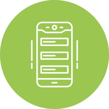 vektör telefon simgesi çizimi