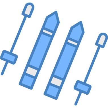 Kibrit. Web simgesi basit illüstrasyon