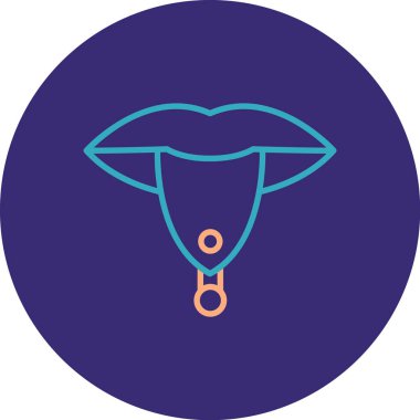 Modern simgenin vektör illüstrasyonu