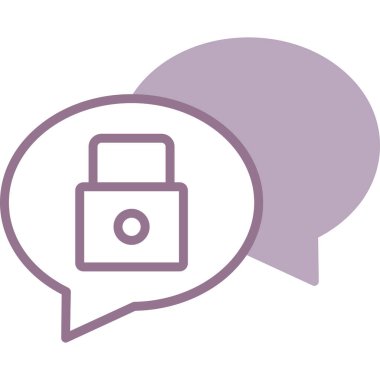 ikon vektör illüstrasyonunu kilitle