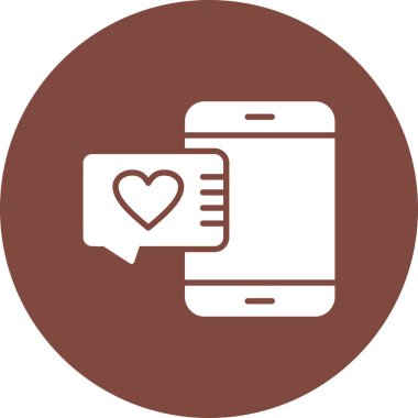 Harfli bir telefonun vektör çizimi