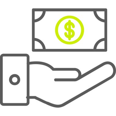 Dolar vektör simgesi, modern biçim