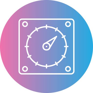 Pusula. Web simgesi basit illüstrasyon