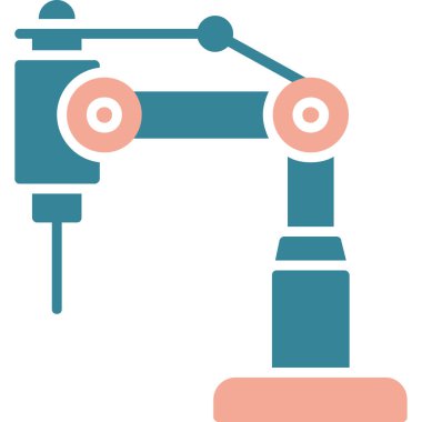 Fabrika. Web simgesi basit illüstrasyon