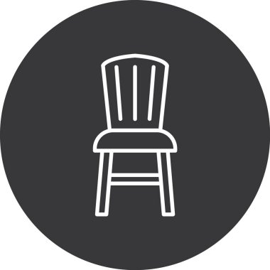 Koltuk vektör simgesi. biçim vektör simgesi