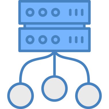 şebeke. Web simgesi basit illüstrasyon