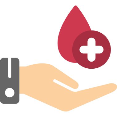 kan bağışı vektör simgesi