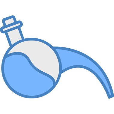 Su kutusu simgesi. Web için su konservesi simgelerinin özet çizimi