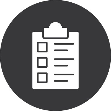 belge simgesi vektör illüstrasyonu