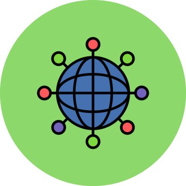 Genel Web simgesi basit tasarımı