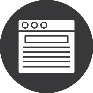 Vektör belgesi Simge illüstrasyonu