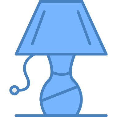 Lamba lambası simgesi düz stil