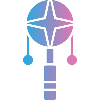 Modern simgenin vektör illüstrasyonu