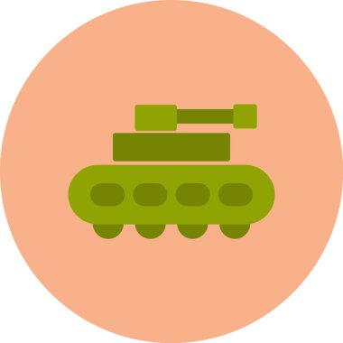 Ordu Tank vektör simgesi