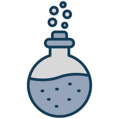 Su şişesi. Web simgesi basit tasarım