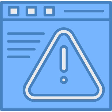 Dolu özet biçiminde hata uyarısı simgesi