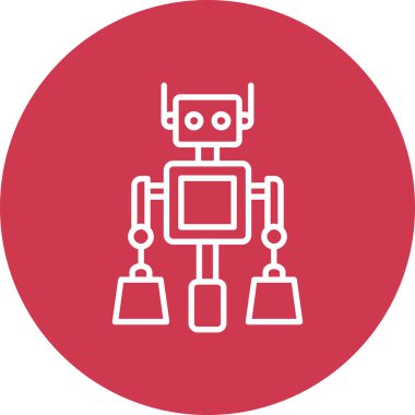 Robotik Kol vektör simgesi