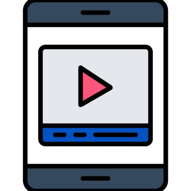 çalma simgesi, vektör illüstrasyonlu akıllı telefon