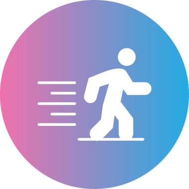 Kaykaylı bir adamın vektör çizimi