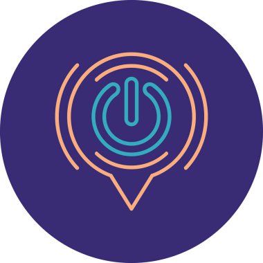 Uygulama ve sunum için web illüstrasyonunun vektör simgesi tasarımı