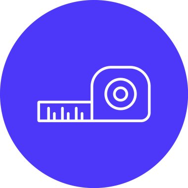 Bir turta grafiğinin mavi simgesinin vektör çizimi