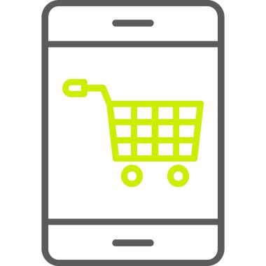 cep telefonu ikonu vektör illüstrasyonu