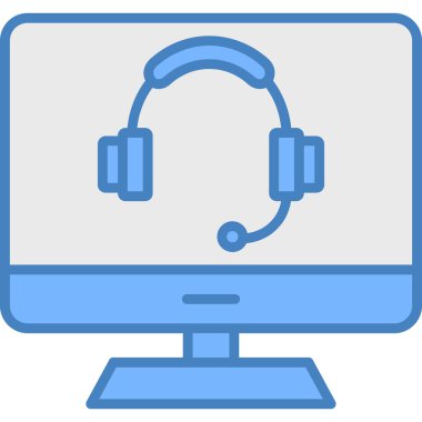 Bilgisayar. Web simgesi basit tasarım