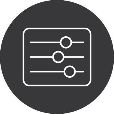 Veri analizi. Web simgesi basit illüstrasyon