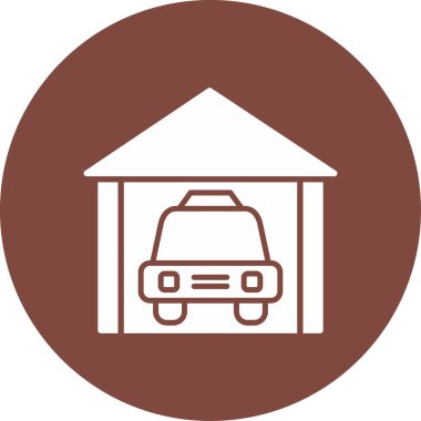 araba simgesi vektör illüstrasyonu