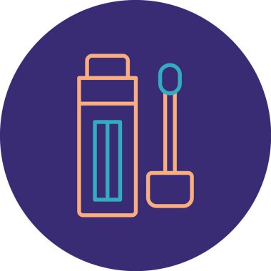 fırça simgesi, vektör illüstrasyonu