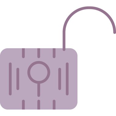 çanta çanta çanta simgesi doldurulmuş - taslak biçimi