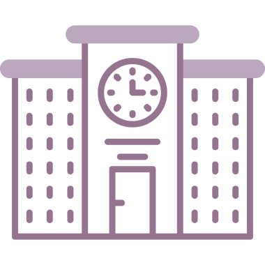 Otel simgesi vektör illüstrasyonu